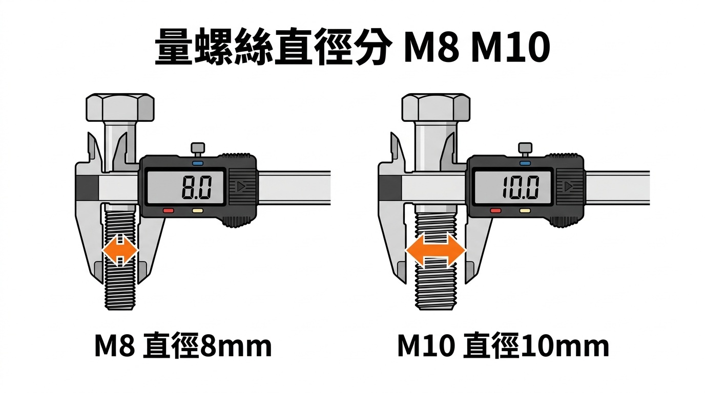 M8 M10 量直徑